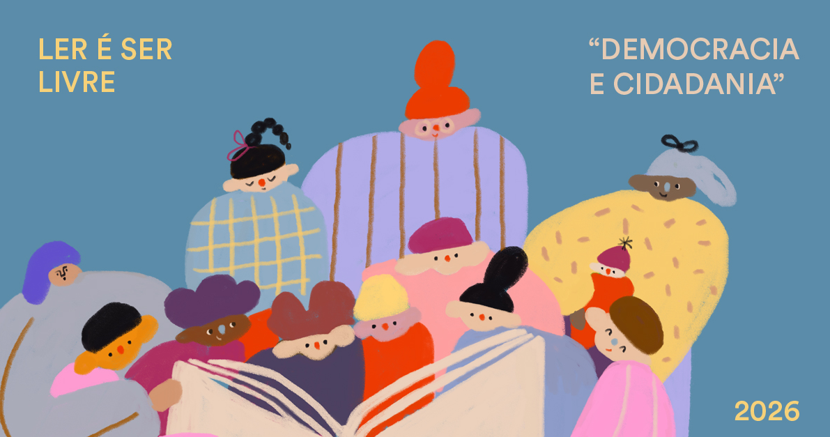 "Ler é ser livre"  tema: Democracia e cidadania | abril 2026